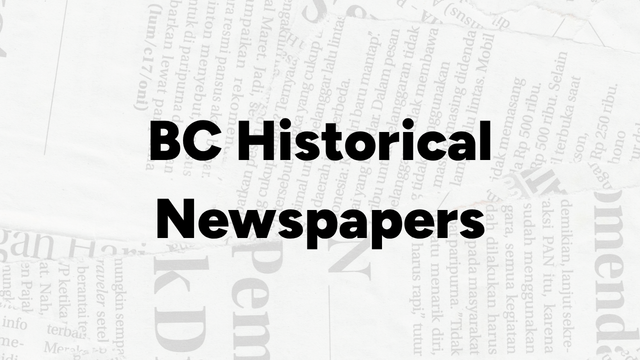 BC Historical Newspapers logo
