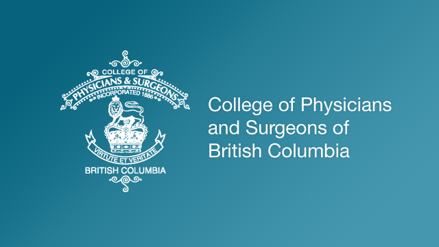  College of Physicians and Surgeons of British Columbia